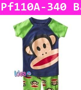 เสื้อกางเกง PAUL FRANK สุดเท่ห์โดนใจ สีเขียว