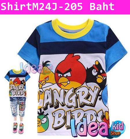 เสื้อแขนสั้นสายลับ ANGRY BIRDS